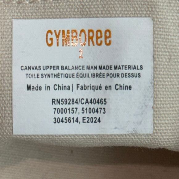 Gymboree Toddler Canvas Slip-On Boat Shoes Size 2 – Cream & Tan - Picture 10 of 10